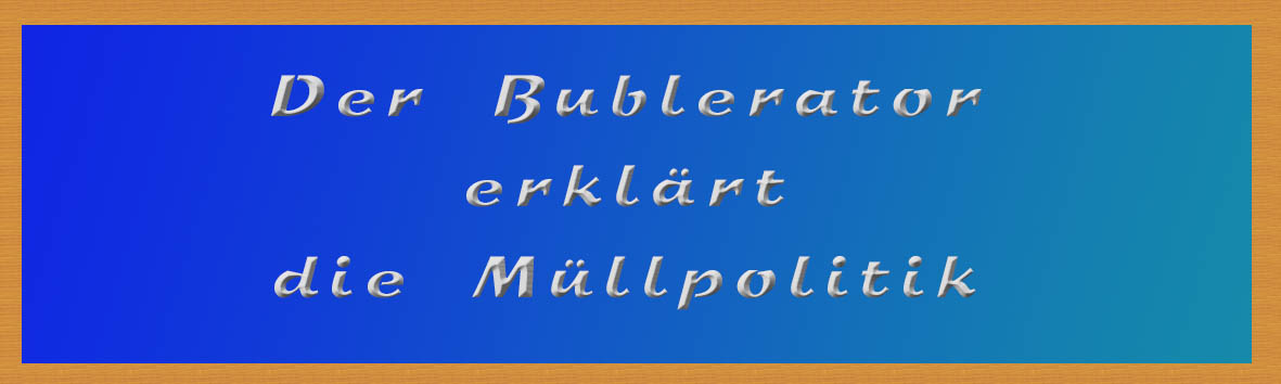 Müllpolitik Antwort